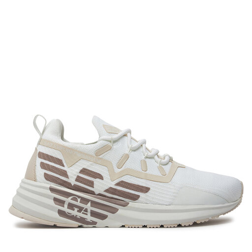 Armani simple racer trainers best sale