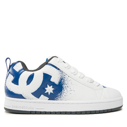 Blue and white dc shoes sales