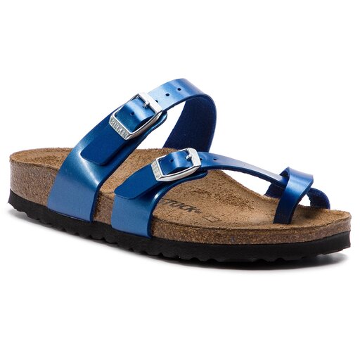 birkenstock mayari electric metallic ocean