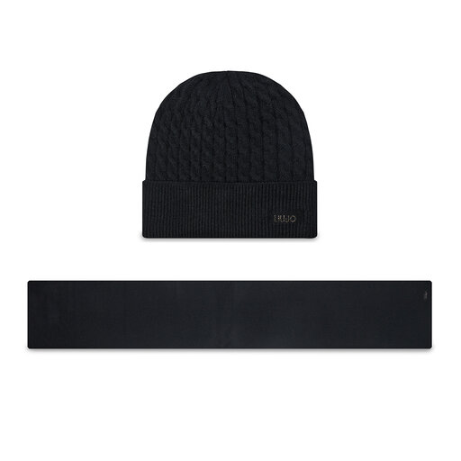 Set berretto e sciarpa Liu Jo 2F3012 M0300 Nero
