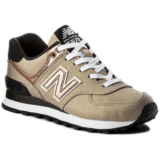 Sneakers New Balance WL574SFF Oro escarpe
