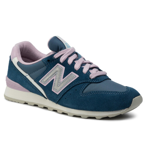 Sneakersy New Balance WL996AE Niebieski eobuwie .pl