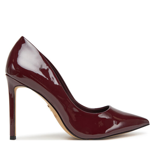 Pumps Dunkelrote Hohe Schuhe Damen High Heels Rote Sohle Schuhe