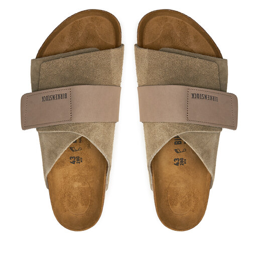 Pantoletten Birkenstock Kyoto Lenb 1015572 Beige