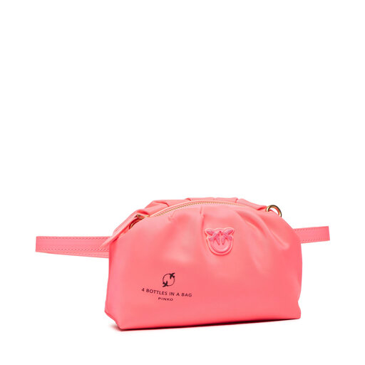 Marsupio Pinko Mini Belt Bag Recycled Nylon Fl. Pe 22 PLTT 1P22MT Y7UX Rosa