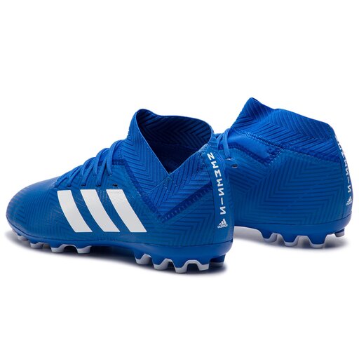 Chaussures de football adidas Nemeziz 18.3 Ag J CG7164 Bleu chaussures