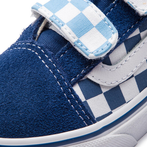 Vans old shop skool checkerboard navy