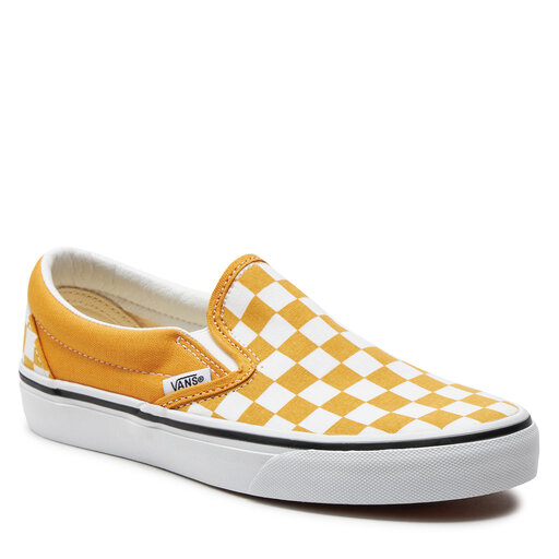 Vans checkered yellow cheap