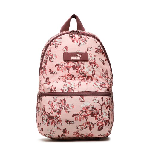 Mochila puma floral best sale rosa