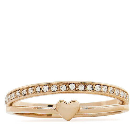Fossil Ring Für Frauen – Vintage Glitz, Rose Gold, Edelstahl