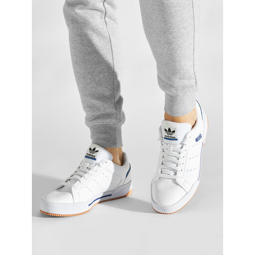 Chaussures adidas Court Tourino GX4379 Ftwwht/Ftwwht/Croyal | chaussures.fr