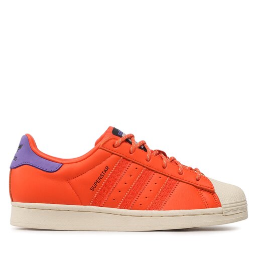 Superstar adidas orange on sale