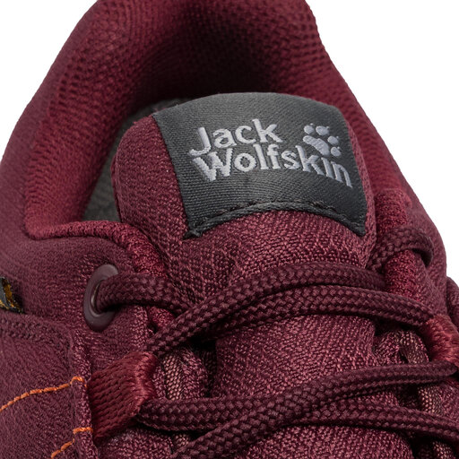 Trekkingschuhe Jack Wolfskin Maze Texapore Low W 4035661 Burgundy