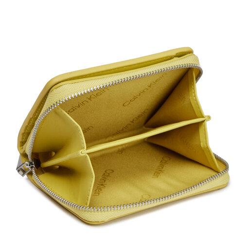 Yellow calvin klein wallet top