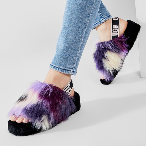 ugg fluff yeah tie dye