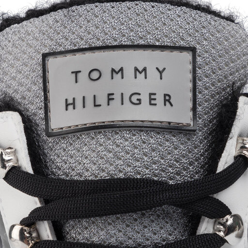 Tommy sparkle sporty boot fw0fw04635 metallic silver 0k4 cheap