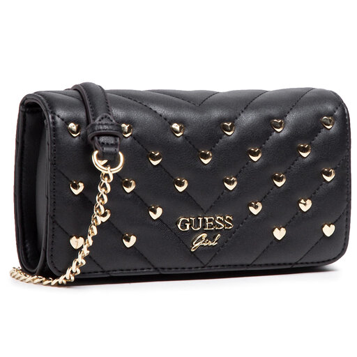 Handtasche Guess Kathleen HGKAT2 PU211 Schwarz eschuhe