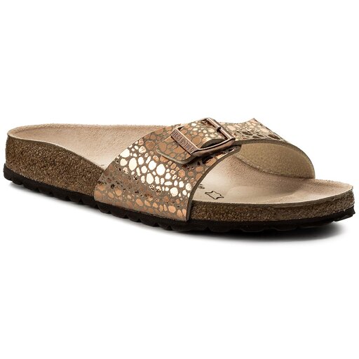 Birkenstock madrid metallic stones copper deals