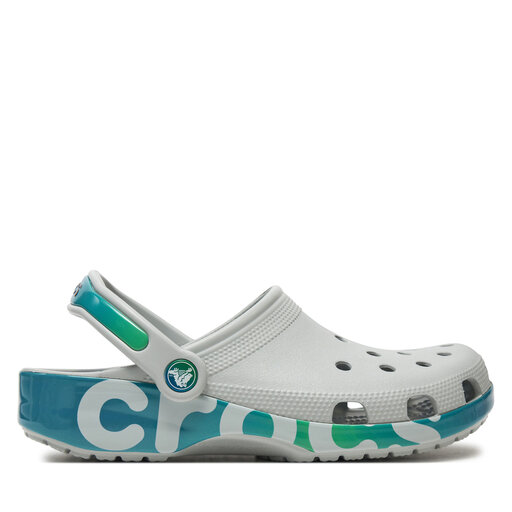 Pantoletten Crocs Classic Reflector Clog 210732 Grau eschuhe