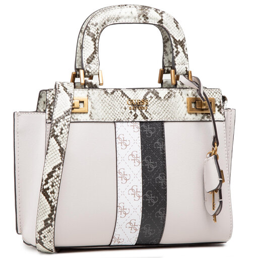 Guess Katey Guess Tasche Weiss Braun Handtasche Guess Katey (SB