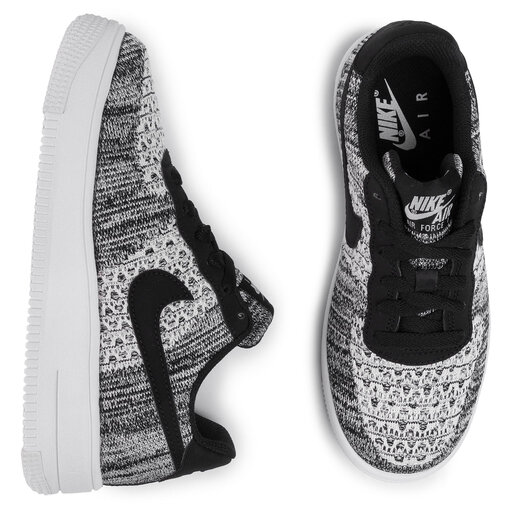 Sneakers Nike Air Force 1 Flyknit 2.0 GS BV0063 001 Noir chaussures