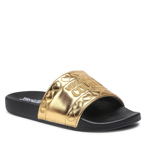 Ciabatte Versace Jeans Couture 71VA3SQ4 Oro escarpe