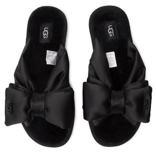 Chaussons Ugg W Lushette Puffer 1106873 Blk chaussures