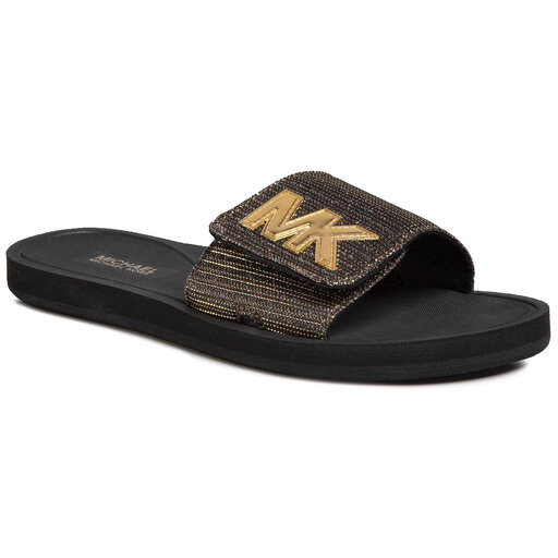 michael kors glitter slides womens