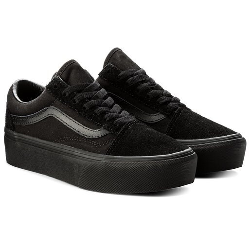 Vans old online skool black womens