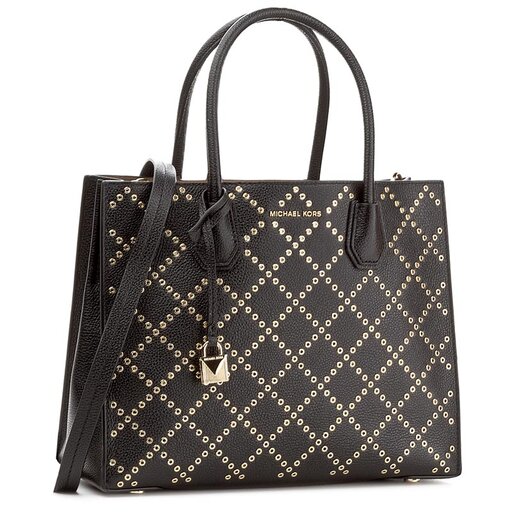 Sac a main Michael Kors Mercer Stud Grommet 30F7GZ4T3U Noir chaussures