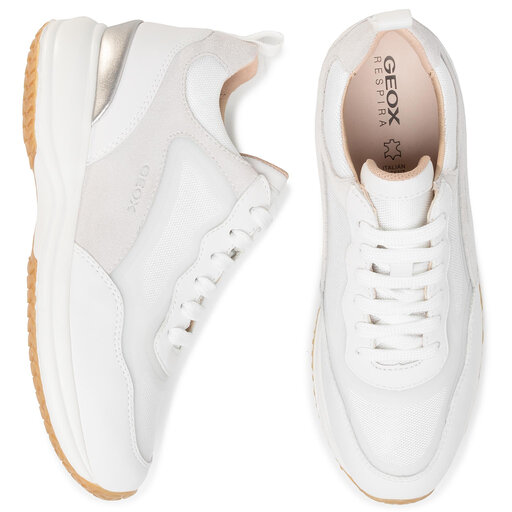 Sneakers Geox D Happy A D0262A 08514 C1352 Blanc chaussures
