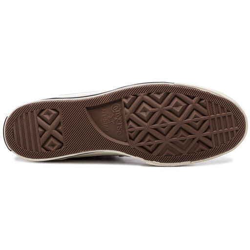 Sneakers aus Stoff Converse Chuck 70 Hi 162051C Dunkelrot