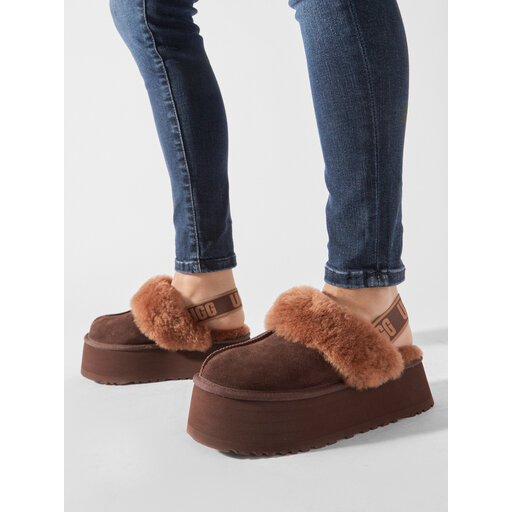 Тапочки Ugg W Funkette 1113474 Коричневий | evzuttya.com.ua