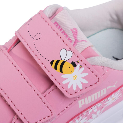 Laisvalaikio batai Puma Smash V2 Bees V Inf 372497 01  Peony/Rosewater/Dandelion/Pw • Www.eavalyne.lt