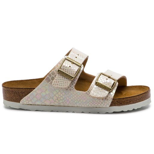 Ie cenes Birkenstock Arizona Bs 0057621 Shiny Snake Cream