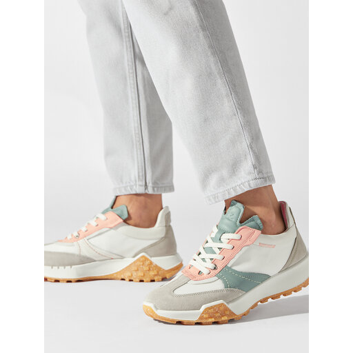 ECCO｜SNEAKERS (RETRO SNEAKER W (211773-50366)) Damskie skórzane sneakersy ECCO® Retro Sneaker | Wielokolorowy