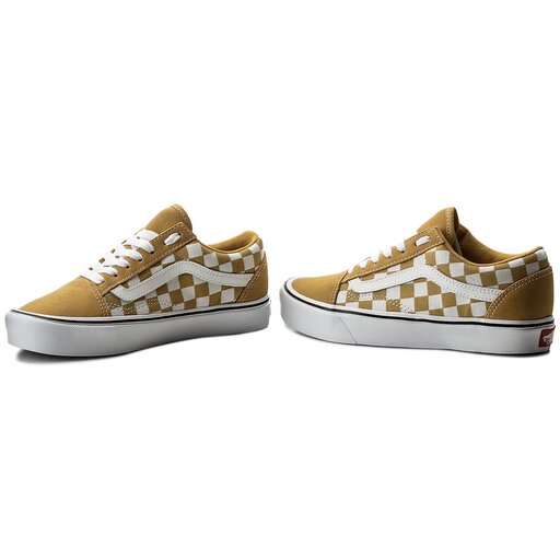 Vans old skool hotsell lite checkerboard yellow