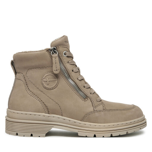 Tamaris Stiefeletten Hohe Stiefeletten Beige TAMARIS Echt LEDER