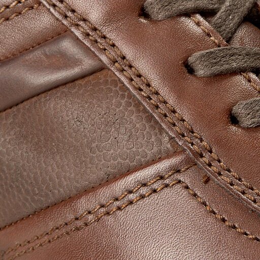 Scarpe basse Freemood B002 115 Nappa Vitello Bruciato