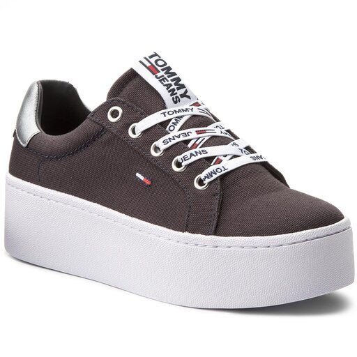 tommy jeans flatform sneakers