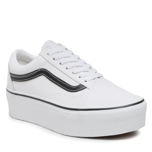 Tenisice Vans Ua Old Skool Stackform VN0A7Q5MTWB1 True White Black