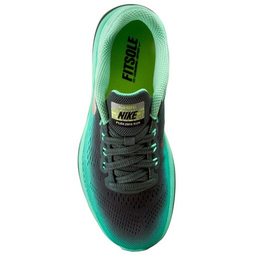 Zapatos Nike Flex 2016 Shield 852447 300 Green Glow/Mtlc • Www.zapatos.es