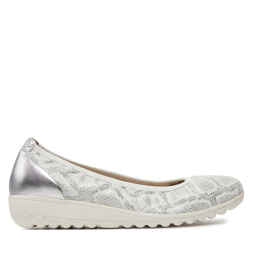 Ballerines CAPRICE 9-22172-42 - Largeur G, Talon 20mm, Cuir Véritable | Confort Airmotion