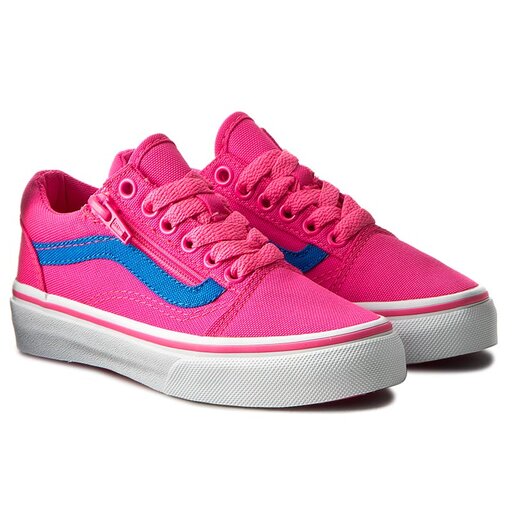 Vans old 2025 skool zip pink