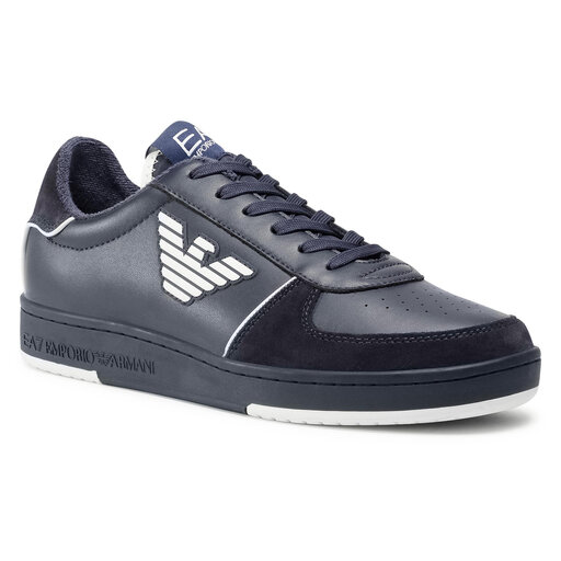Sneakers EA7 Emporio Armani X8X073 XK176 D813 Navy/White | chaussures.fr