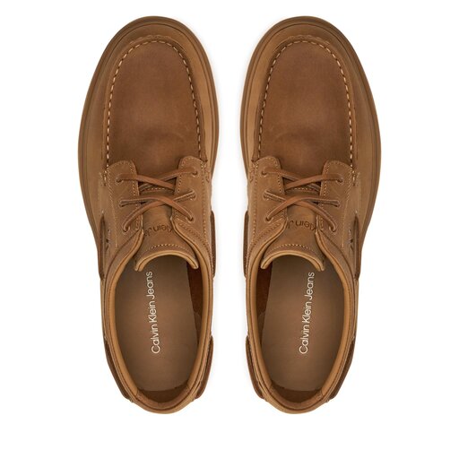 Po buty Calvin Klein Jeans Hybrid Boat Shoe Slipon Lh Btw YM0YM00937 Br zowy eobuwie .pl