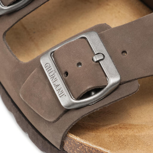 Grunland BOBO CB3005: Ciabatte Uomo In Pelle Comode E Stilosce, Fatte In Italia - Foto 6