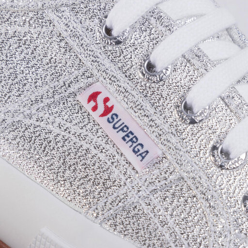 Superga 2750 lamew grey silver top