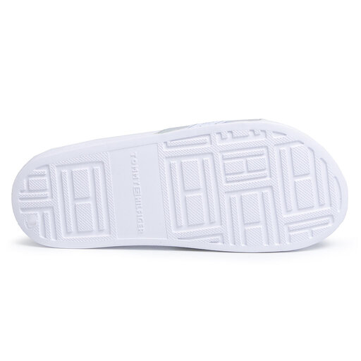 Chanclas Tommy Hilfiger Glitter Pool Slide FW0FW04811 Plata