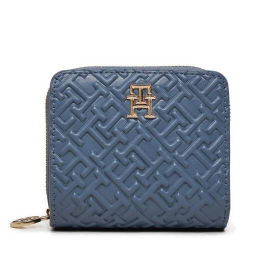 Pequena cartera de mujer Tommy Hilfiger Distinct AW0AW16580 Azul zapatos.es